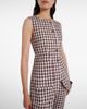Posse Posse Romeo gingham linen vest - 3