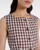 Posse Posse Romeo gingham linen vest - 4