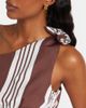 Posse Posse Rosie asymmetric striped cotton crop top - 3