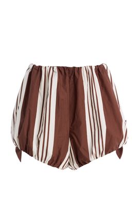 Posse Posse Rosie Striped Cotton Shorts