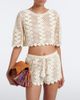 Posse Posse Saskia cropped crochet cotton top - 2
