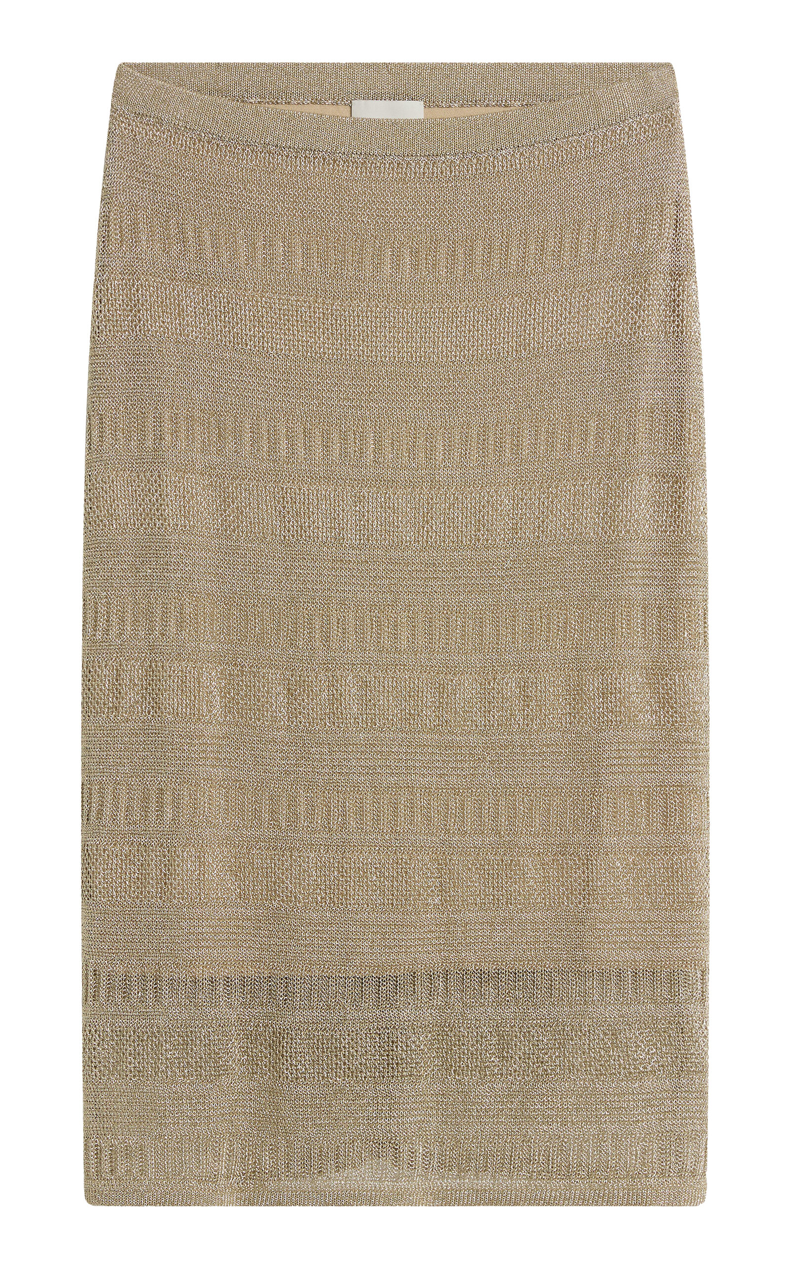 Posse Posse Sass Metallic Knit Midi Skirt