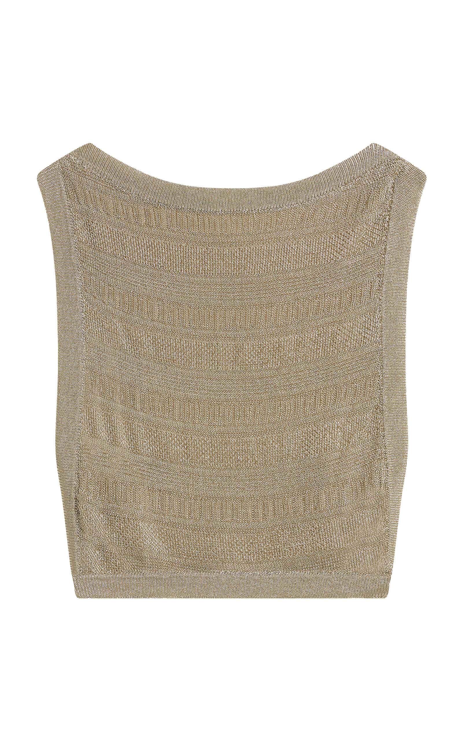 Posse Posse Sass Metallic Knit Tank Top