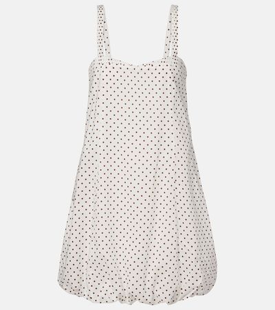 Posse Posse Sky polka-dot balloon minidress