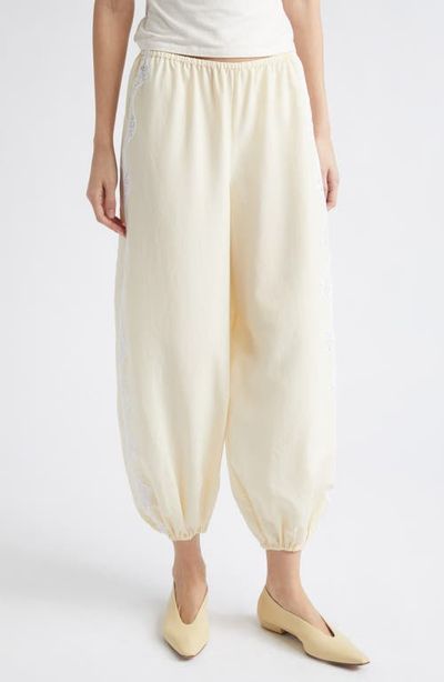 POSSE POSSE Tabitha Lace Trim Balloon Pants