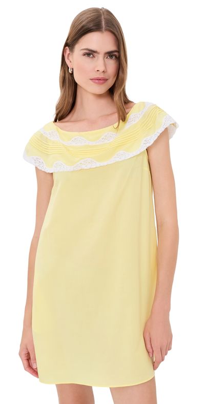 POSSE POSSE Tabitha Off Shoulder Mini Dress Passion Fruit