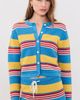 POSSE POSSE Tammy Cardigan Blue Multistripe - 3