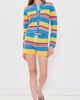 POSSE POSSE Tammy Cardigan Blue Multistripe - 6