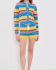 POSSE POSSE Tammy Shorts Blue Multistripe - 5