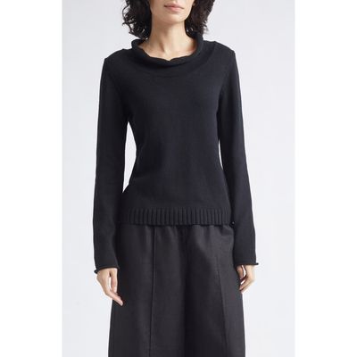 POSSE POSSE Teo Cowl Neck Cotton Sweater