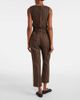 Posse Posse Thea pinstripe high-rise linen pants - 3