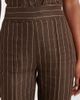 Posse Posse Thea pinstripe high-rise linen pants - 4