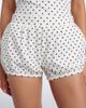 Posse Posse Tommy polka-dot cotton-blend jersey shorts - 3