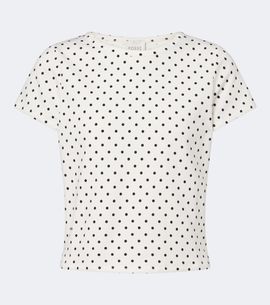 Posse Posse Tommy polka-dot cotton-blend jersey T-shirt