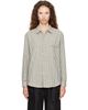 POST ARCHIVE FACTION (PAF) POST ARCHIVE FACTION (PAF) Gray & Yellow Archive Shirt - 1