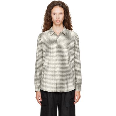 POST ARCHIVE FACTION (PAF) POST ARCHIVE FACTION (PAF) Gray & Yellow Archive Shirt