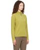 POST ARCHIVE FACTION (PAF) POST ARCHIVE FACTION (PAF) Green Cut Out Half Zip Fleece Sweatshirt - 2