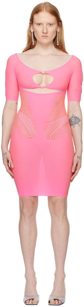 open lace back dress Pin Up Girl Poster, Pink Dress Fairground, Edward Runci