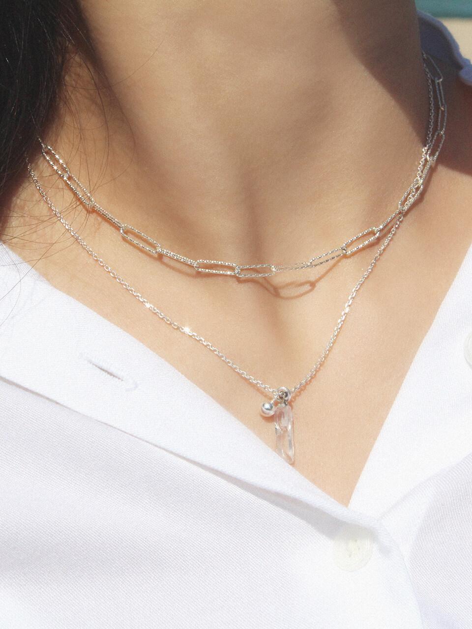 POSTLUDE Silver_Link Ct Necklace