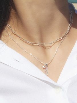 POSTLUDE Silver_Link Ct Necklace