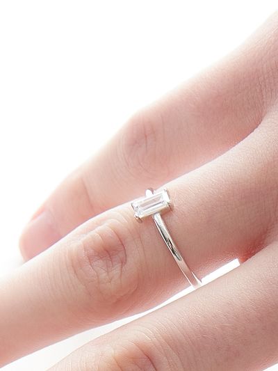 POSTLUDE Small Rectangle Ring