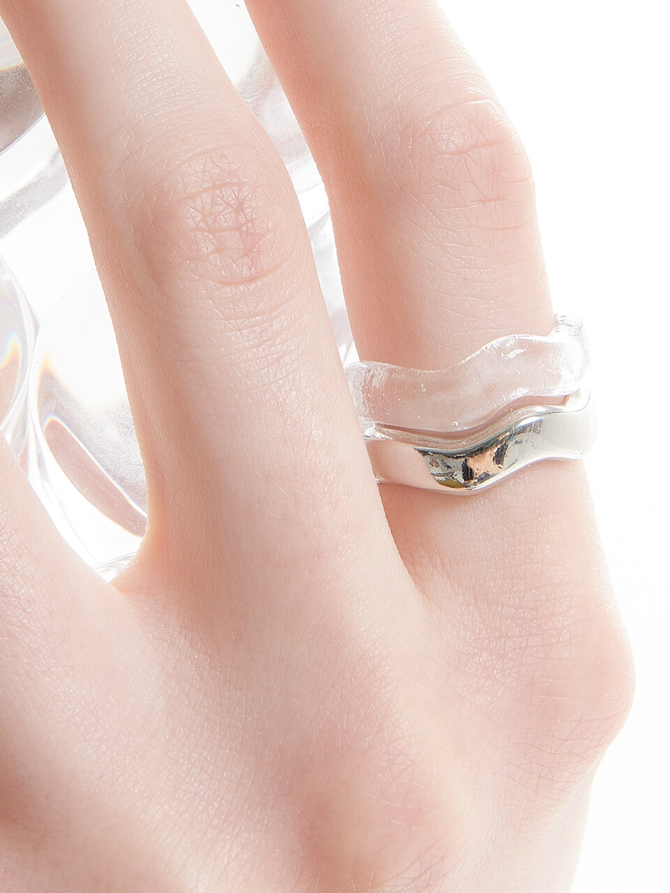 POSTLUDE Wave Ring 2 Set - 2 Colors