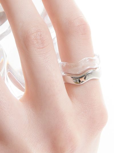 POSTLUDE Wave Ring 2 Set - 2 Colors