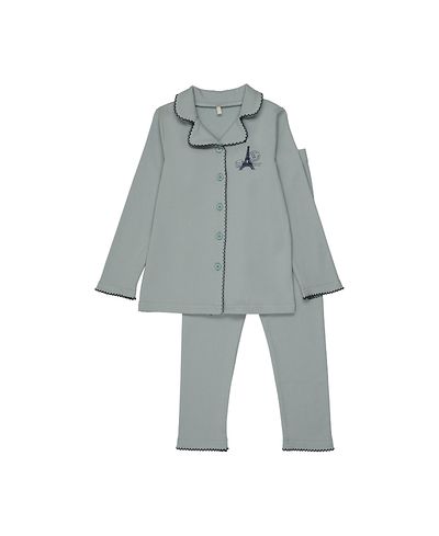 Pouf Pouf Boys' French Grandpa Pajamas Set
