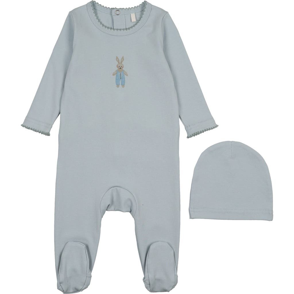Pouf Pouf Bunny Graphic Footie for Baby Boy