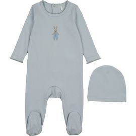 Pouf Pouf Bunny Graphic Footie for Baby Boy