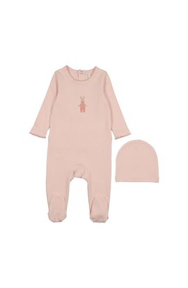 Pouf Pouf Bunny Graphic Footie for Baby Girl