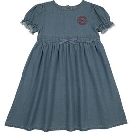 Pouf Pouf Denim Dress