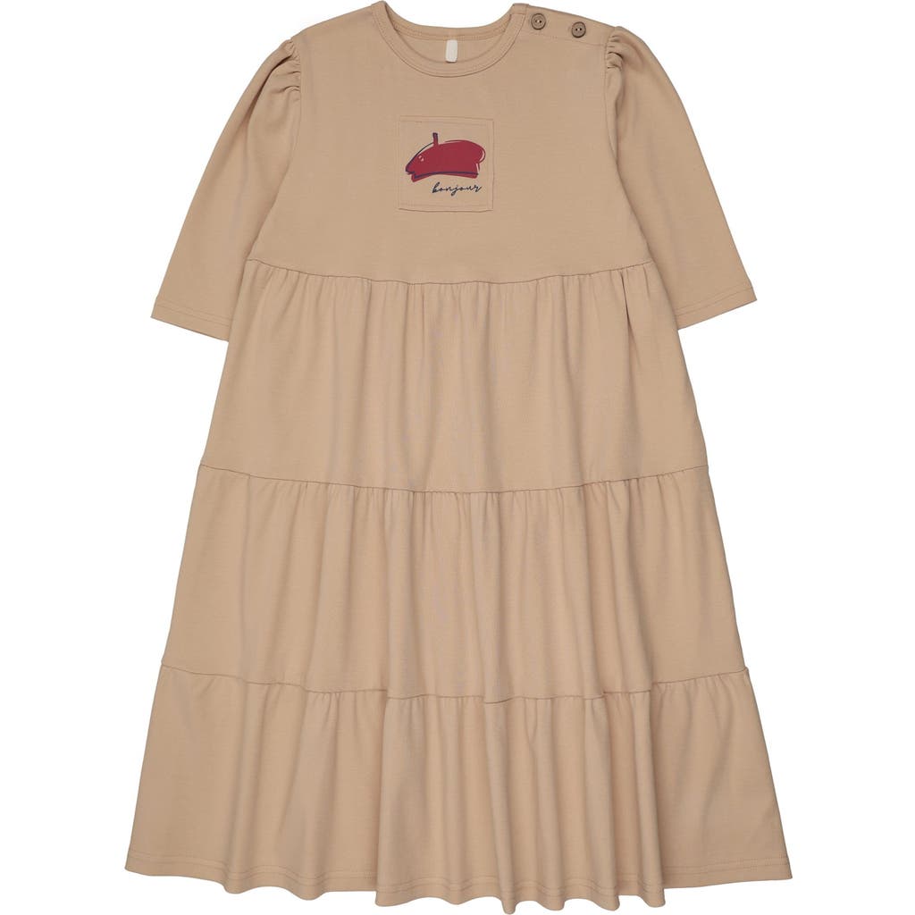 Pouf Pouf French 3/4 Sleeve Dress for Girl