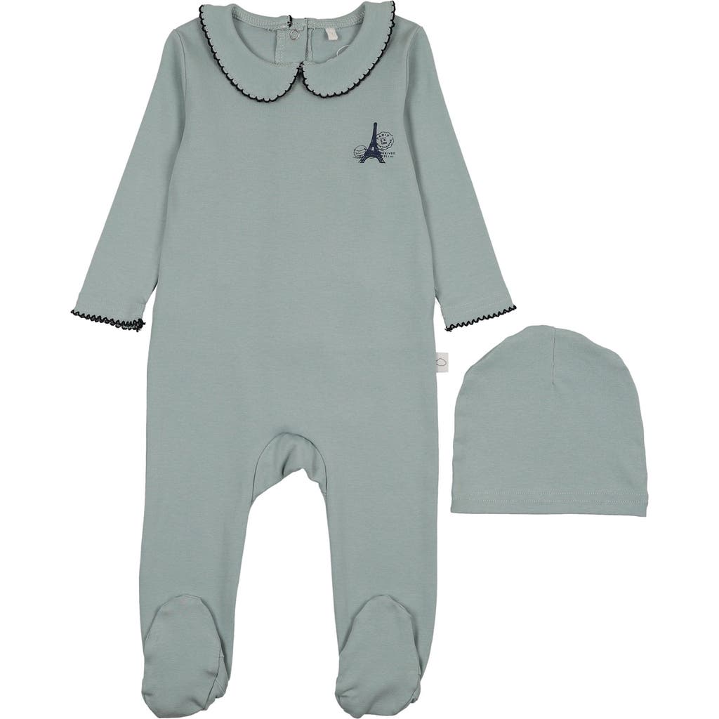 Pouf Pouf French Grandpa Footie for Baby Boy