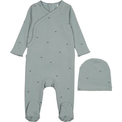 Pouf Pouf Mini Bird Footie for Baby Boy