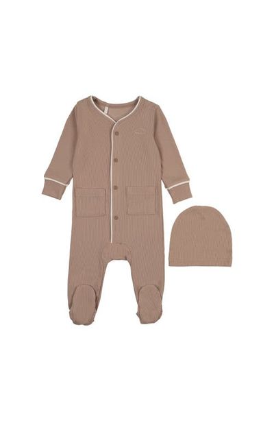 Pouf Pouf Ribbed Grandpa Footie for Baby Boy