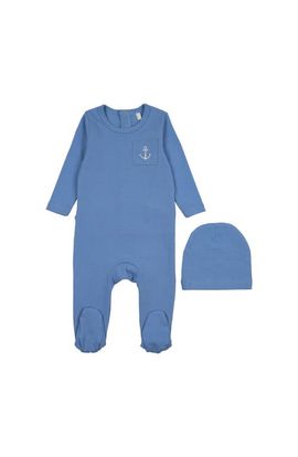 Pouf Pouf Stitched Graphic Footie for Baby Boy