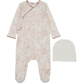 Pouf Pouf Toile Footie for Baby Girl