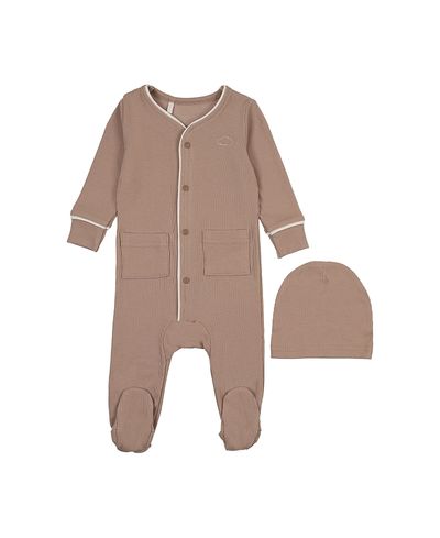 Pouf Pouf Unisex Ribbed Grandpa Footie