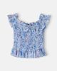 Poupette St Barth Kids Poupette St Barth Kids Alitza floral smocked cotton-blend top - 2
