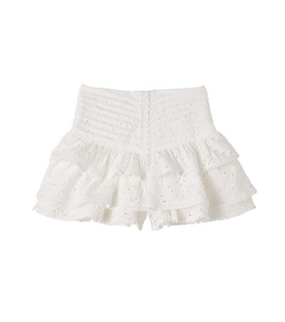 Poupette St Barth Kids Poupette St Barth Kids Alizee broderie anglaise cotton skort