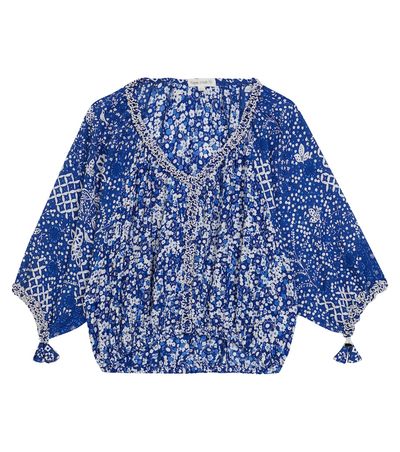 Poupette St Barth Kids Poupette St Barth Kids Ariel floral blouse