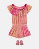 Poupette St Barth Kids Poupette St Barth Kids Bella floral off-shoulder playsuit - 2