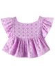 Poupette St Barth Kids Poupette St Barth Kids Cycas broderie anglaise cotton top - 1