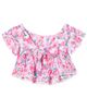 Poupette St Barth Kids Poupette St Barth Kids Cycas floral top - 4