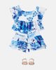 Poupette St Barth Kids Poupette St Barth Kids Cycas ruffled floral cotton top - 2