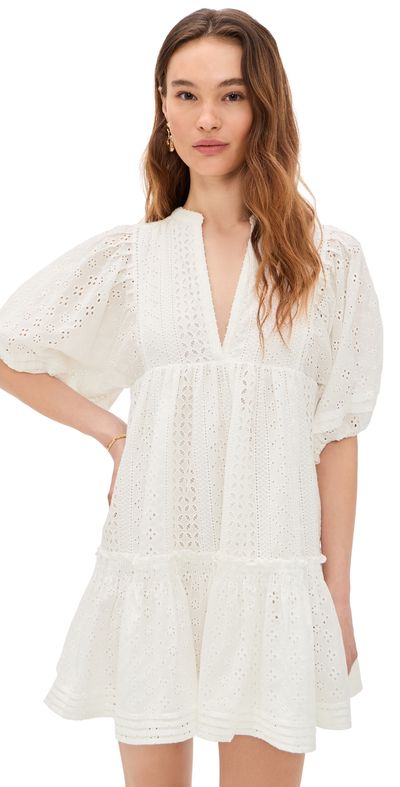 Poupette St Barth Poupette St Barth Aria Mini Dress White