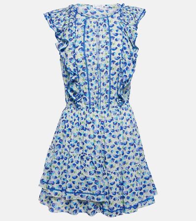 Poupette St Barth Poupette St Barth Bambi printed ruffled minidress