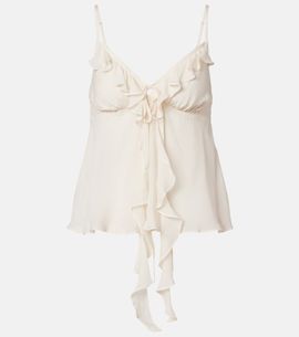Poupette St Barth Poupette St Barth Camille ruffled camisole