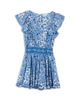 Poupette St. Barth Poupette St. Barth Girls' Blue Aqua Flora Dress - 1